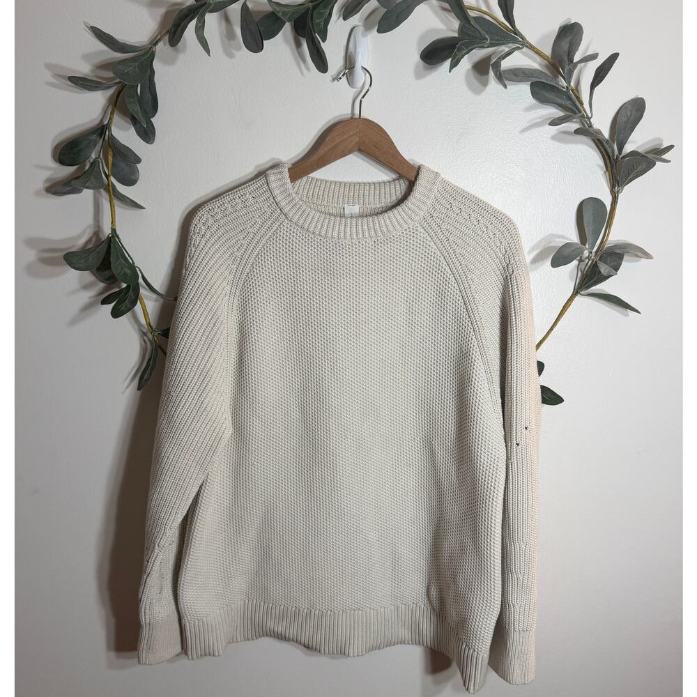 Lululemon Cream Crew Neck Sweater